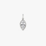 1 CTW 14k Marquise Shape Lab Grown Diamond Pendant Necklace - Daku Ferkos Fine Jewelry