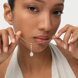 2 CTW 14K Vintage Inspired Pear Shape Lab Grown Diamond Charm - Mabel Ferkos Fine Jewelry