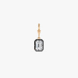 2 CTW 14K Vintage Inspired Emerald Cut Lab Grown Diamond Charm - Mabel Ferkos Fine Jewelry