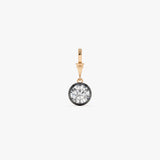 1.50 CTW 14K Vintage Inspired Round Shape Lab Grown Diamond Charm - Mabel Ferkos Fine Jewelry