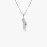 14k Bird Charm with Diamond Accent 14K White Gold Ferkos Fine Jewelry