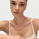 14k Elephant Charm Necklace with Natural Diamond Ferkos Fine Jewelry