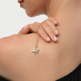 14k Diamond Horse Charm Necklace Ferkos Fine Jewelry