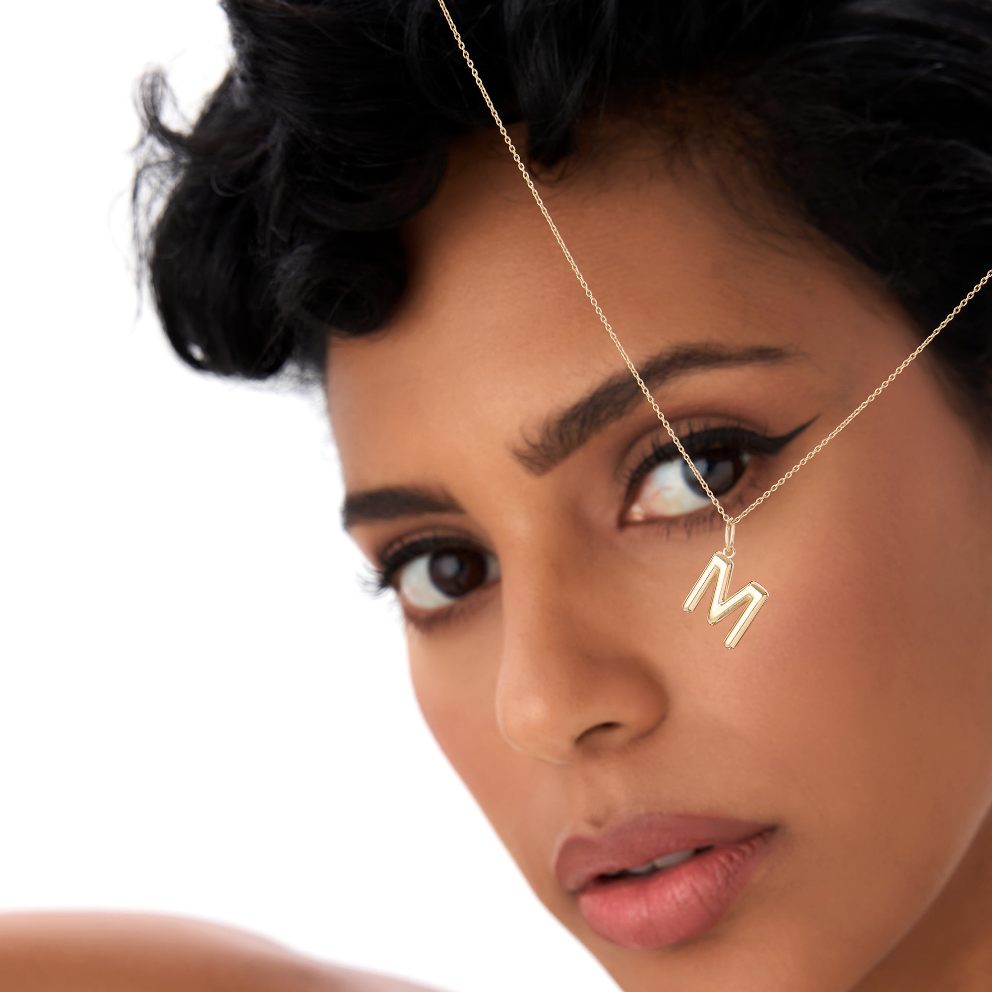 14K Gold Everyday Initial Charm Necklace Ferkos Fine Jewelry