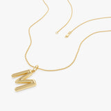 14K Gold Everyday Initial Charm Necklace Ferkos Fine Jewelry