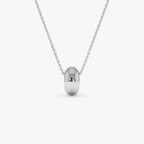 14K Gold Polished Rondelle Charm - 6MM Ferkos Fine Jewelry