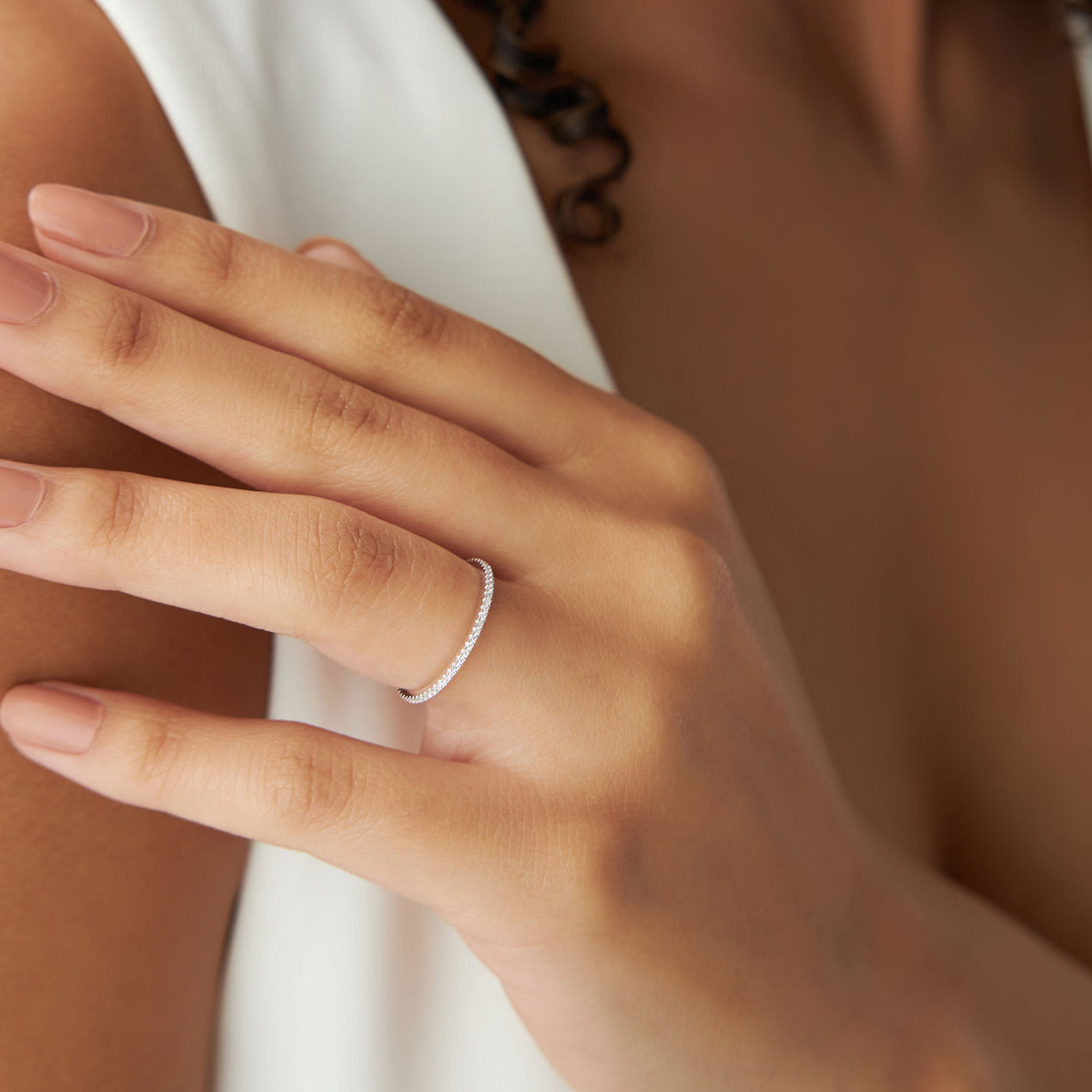 Engagement Thin Platinum Wedding Band With Diamonds Platinum Micro