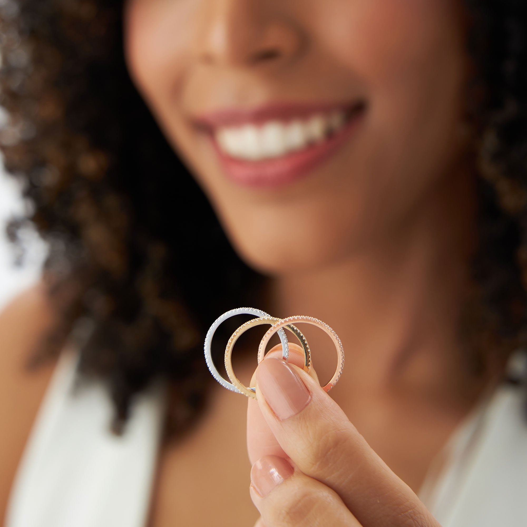 14K Ultra Thin 1MM Micro Pave Diamond Eternity Wedding Band  Ferkos Fine Jewelry