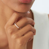 14k 0.30ctw 11 Stone Basket Setting Diamond Wedding Ring  Ferkos Fine Jewelry
