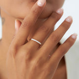 14k 0.30ctw 9 Stone Basket Setting Diamond Wedding Ring  Ferkos Fine Jewelry