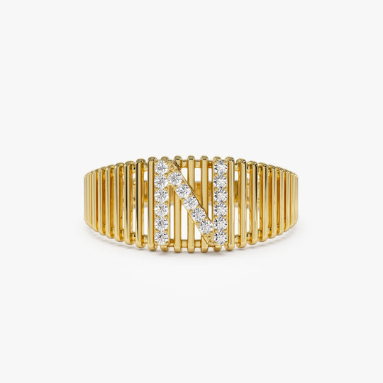 14K Gold Initial Necklace – FERKOS FJ
