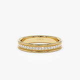14k Milgran Full Eternity Diamond Ring 14K Gold Ferkos Fine Jewelry