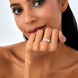 14k Double Row Marquise Anniversary Ring Ferkos Fine Jewelry