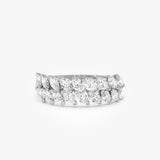 14k Double Row Marquise Anniversary Ring Ferkos Fine Jewelry