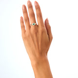 14K Marquise Emerald Halo Setting Ring Ferkos Fine Jewelry