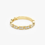 14k Stacking Filigree Diamond Ring Ferkos Fine Jewelry