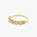 14k Vintage Style Diamond Band Ring Ferkos Fine Jewelry