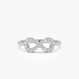 14k Diamond Infinity Symbol Ring Ferkos Fine Jewelry