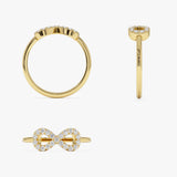 14k Diamond Infinity Symbol Ring Ferkos Fine Jewelry