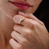 14k Modern Marquise Diamond Cluster Ring Ferkos Fine Jewelry