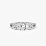 14k Diamond Leaf Style Marquise Ring Ferkos Fine Jewelry