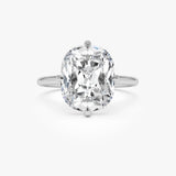 5.05 Ctw 14k Cushion Cut Lab Grown Diamond Engagement Solitaire - Seloria 14k White Gold Ferkos Fine Jewelry