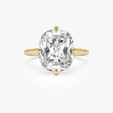 5.05 Ctw 14k Cushion Cut Lab Grown Diamond Engagement Solitaire - Seloria 14k Gold Ferkos Fine Jewelry