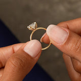 2 Ctw 14k Oval Lab Grown Diamond Engagement Ring with Hidden Halo – Maribel Ferkos Fine Jewelry