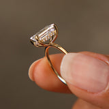 1.50 Ctw 14k Radiant Cut Lab Grown Diamond Hidden Halo Engagement Ring – Aurora Ferkos Fine Jewelry