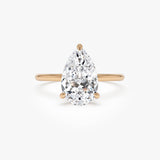 2.00 Ctw 14k Pear Shaped Lab Grown Diamond Hidden Halo Engagement Ring – Amara Ferkos Fine Jewelry