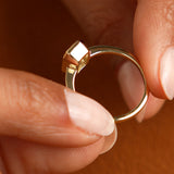 2.00 Ct 14k Emerald Cut Lab Grown Bezel Setting Diamond Engagement Ring – Naomi Ferkos Fine Jewelry