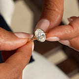 2.00 ctw 14k Oval Shaped Minimalist Bezel Setting Lab Grown Diamond Engagement Ring – Marcella Ferkos Fine Jewelry