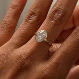 2.00 ctw 14k Oval Shaped Minimalist Bezel Setting Lab Grown Diamond Engagement Ring – Marcella Ferkos Fine Jewelry