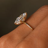 2.00 Ctw 14k Marquise Lab Grown Diamond Engagement Ring with Hidden Halo – Natalia Ferkos Fine Jewelry