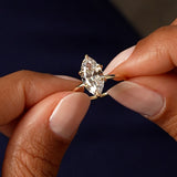 2.00 Ctw 14k Marquise Lab Grown Diamond Engagement Ring with Hidden Halo – Natalia Ferkos Fine Jewelry