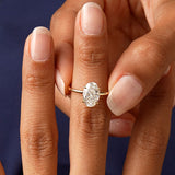 2.00 Ctw 14k Oval Shaped Prong Setting Lab Grown Diamond Engagement Ring – Odessa Ferkos Fine Jewelry