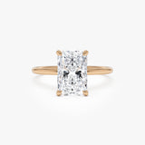 2.00 Ctw 14k Radiant Cut Prong Setting Lab Grown Diamond Engagement Ring – Corinne Ferkos Fine Jewelry