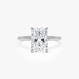 2.00 Ctw 14k Radiant Cut Prong Setting Lab Grown Diamond Engagement Ring – Corinne Ferkos Fine Jewelry