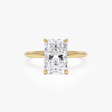 2.00 Ctw 14k Radiant Cut Prong Setting Lab Grown Diamond Engagement Ring – Corinne 14k Gold Ferkos Fine Jewelry