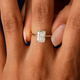 2.00 Ctw 14k Radiant Cut Prong Setting Lab Grown Diamond Engagement Ring – Corinne Ferkos Fine Jewelry