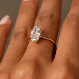 2.00 Ctw 14k Marquise Shape Prong Setting Lab Grown Diamond Engagement Ring – Verity Ferkos Fine Jewelry
