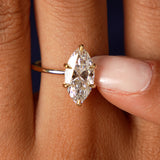 2.00 Ctw 14k Marquise Shape Prong Setting Lab Grown Diamond Engagement Ring – Verity Ferkos Fine Jewelry