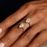 1.50 Ctw 14k Oval Shaped Bezel Setting Lab Grown Diamond Engagement Ring – Celina Ferkos Fine Jewelry