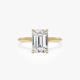 2.00 Ctw 14k Emerald Cut Prong Setting Lab Grown Diamond Engagement Ring – Marcelline 14k Gold Ferkos Fine Jewelry