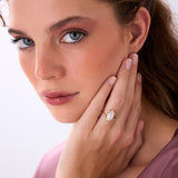 2.00 Ctw 14k Marquise Shaped Lab Grown Diamond Split Shank Engagement Ring - Carla Ferkos Fine Jewelry