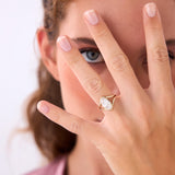 2.00 Ctw 14k Marquise Shaped Lab Grown Diamond Split Shank Engagement Ring - Carla Ferkos Fine Jewelry