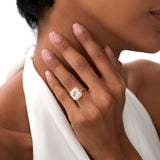 5.00ctw 14k Asscher Cut Lab Grown Diamond Engagement Ring - Ciro Ferkos Fine Jewelry