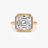 5.00ctw 14k Asscher Cut Lab Grown Diamond Engagement Ring - Ciro Ferkos Fine Jewelry