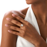 2.00 Ctw 14k Gold Oval Shape Lab Grown Diamond Claw Prong Engagement Ring - Leta Ferkos Fine Jewelry