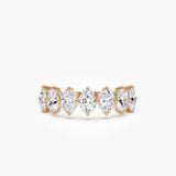 1.55ctw Oval Shaped Lab Diamond Anniversary Ring - Dora Ferkos Fine Jewelry